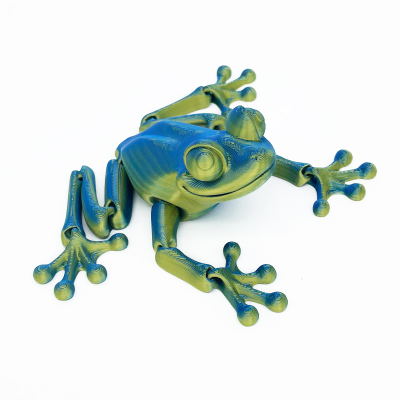 Articulated Frog 3-D Printed